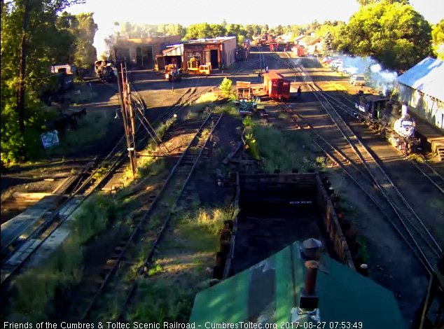 8-27-17 The smoke box on the 315 glows in the early sun.jpg