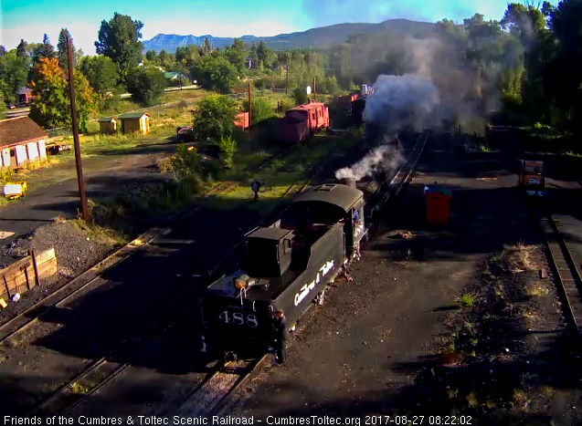 8-27-17 The 488 backs down the main on its way to the coal dock.jpg