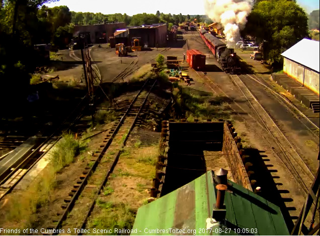 8-27-17 488 gets the 7 car train 216 moving out of Chama.jpg