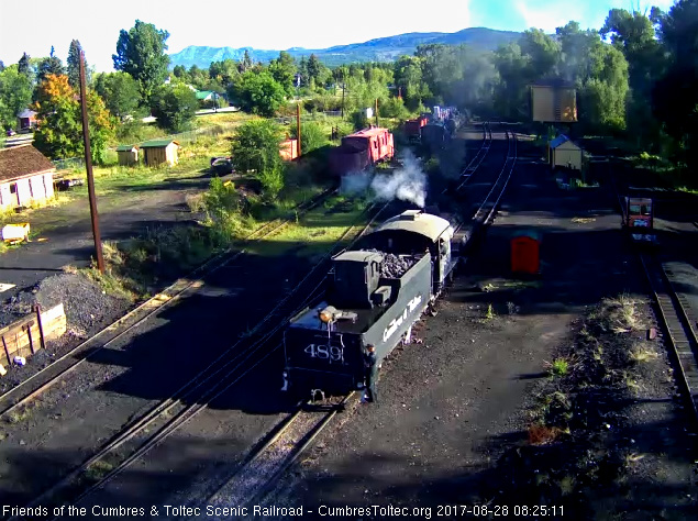 8-28-17 The 489 backs down the main as it heads to the coal dock.jpg