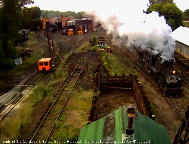 9-1-17 RGS 455, aka D&RGW 463, approaches the tipple with a clean fire.jpg