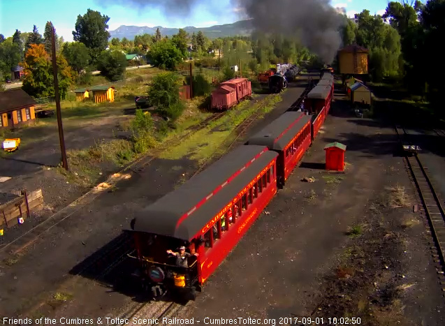 9-1-17 Frank give a nice wave from the platform of the parlor Colorado.jpg