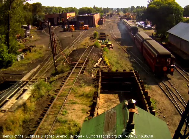 9-2-17 The parlor is by the wood shop as the train nears the depot.jpg