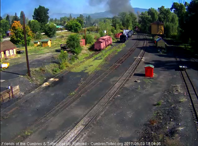 9-3-17 The final cars of the train round the curve north of the yard.jpg