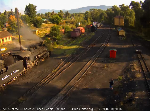 9-6-17 Coal is added to the bunker of 489's tender as the sun illuninates the entire locomotive.jpg