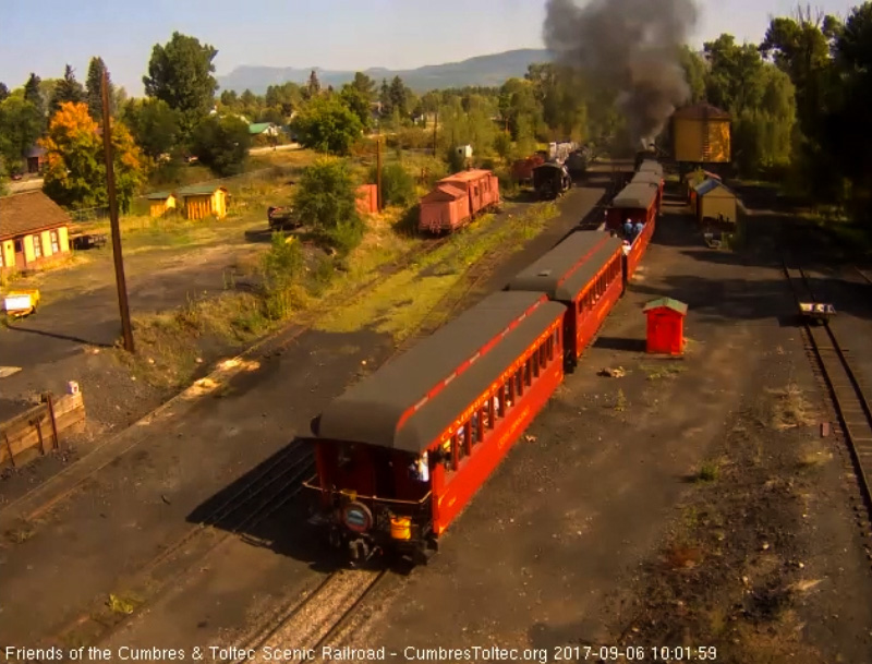 9-6-17 The parlor Colorado is on the markers as the train leaves Chama.jpg