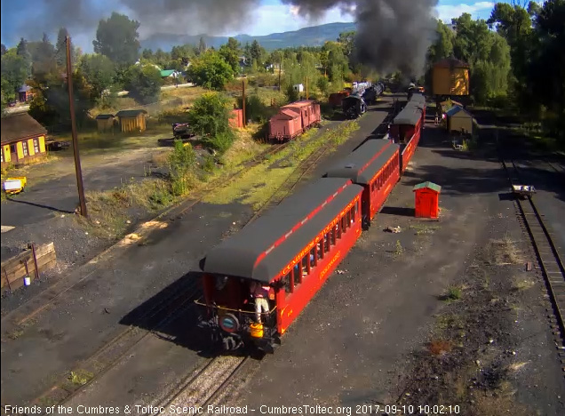 9-10-17 The parlor Colorado is on the markers as one of its passengers records the scene.jpg