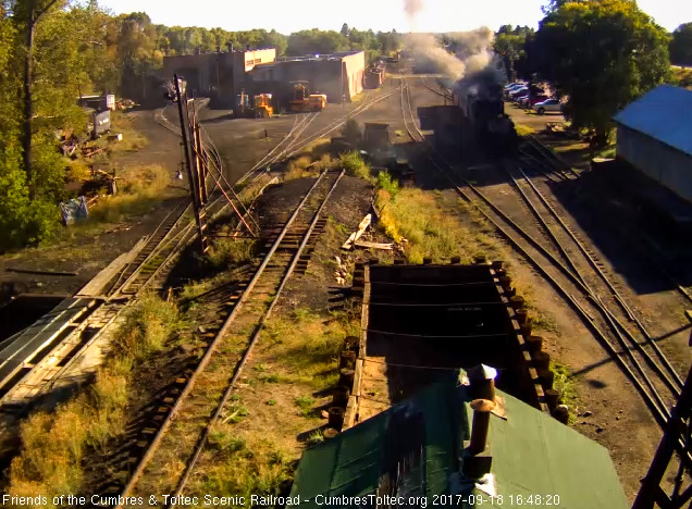 9-18-17 The train crew has pulled 2 extra coaches out of south yard.jpg