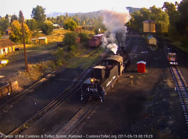 9-19-17 The 488 backs down the main as it heads to the coal dock.jpg