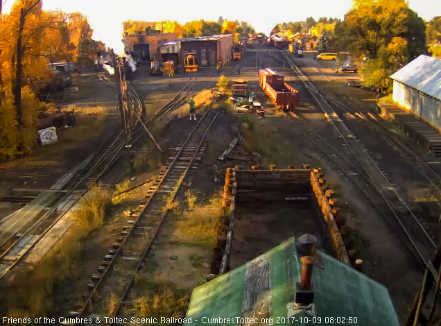 10-9-17  The 487 is now parked on the yard track closest to the depot.jpg