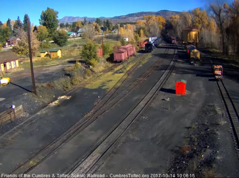 10-14-17 The locomotives are around the curve as the caboose nears the north end of the yard.jpg