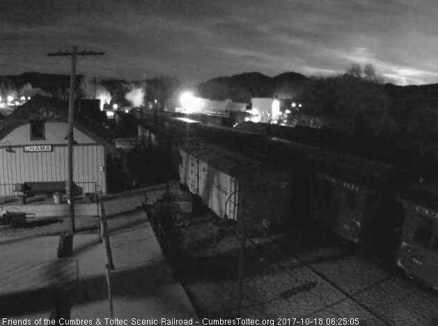 10-18-17 From the depot cam looks like they are doing switchinig this early.jpg