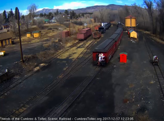 12-17-17 Mr and Mrs Claus are on the platform as train 2 pushes back.jpg