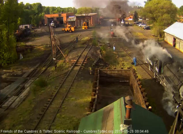 2018-05-26 484 has pulled forward on the main to await the train getting into load position.jpg