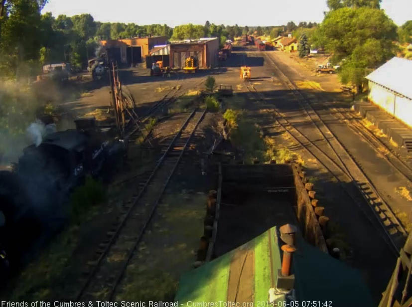 2018-06-05 488 is over the pit as the hostlers blow down the fire.jpg