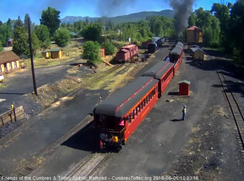 2018-06-08 The parlor Colorado is on the markers as Avery gives the train a rollby.jpg