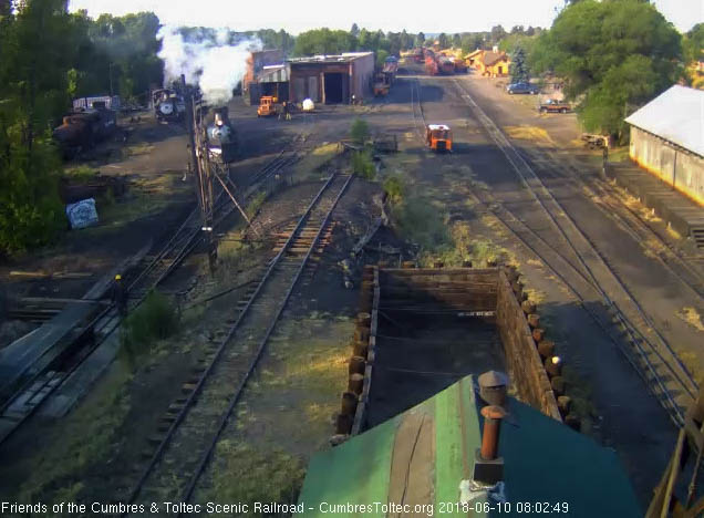2018-06-10 The 487 moves out to begin the day's actitives.jpg
