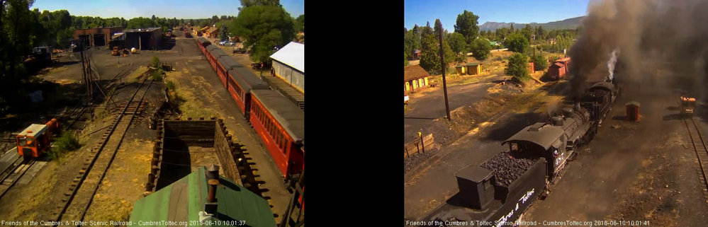 2018-06-10 As the train passes the tipple, 463 blows for the running brake test.jpg