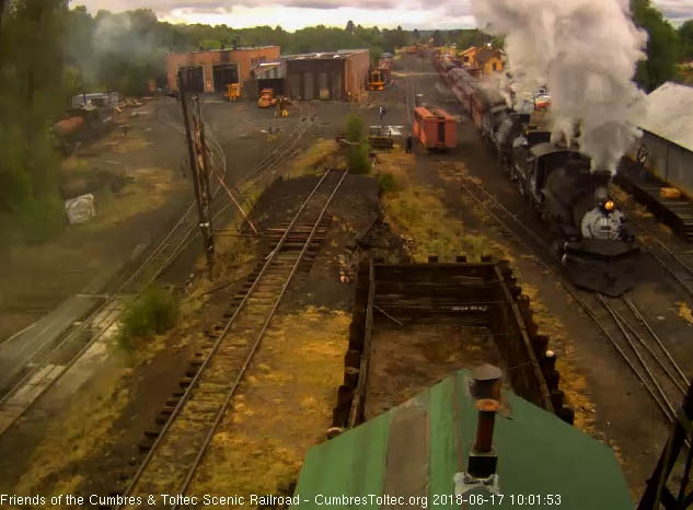 2018-06-17 The 487 and 484 are passing the woodshop and the caboose has not even gotten to the service building.jpg
