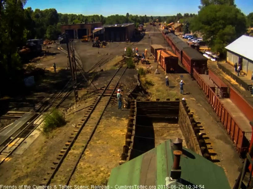 2018-06-22 The 2 rider gons which had come over on the geology train.jpg