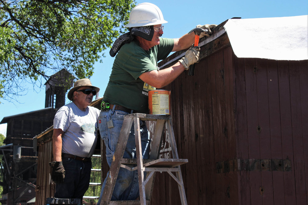 2018-06-21 Work continues to put a new roof on the paint car.jpg