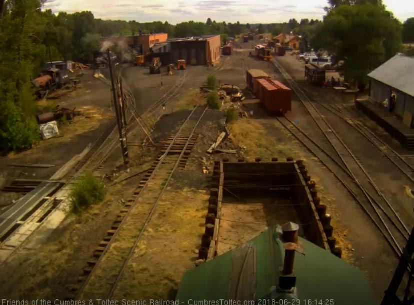 2018-06-29 The 15 comes back out of south yard with the 292 coach.jpg