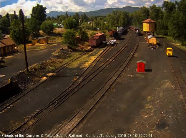 2018-07-10 The 489 comes up to the tank as the train enters Chama yard.jpg