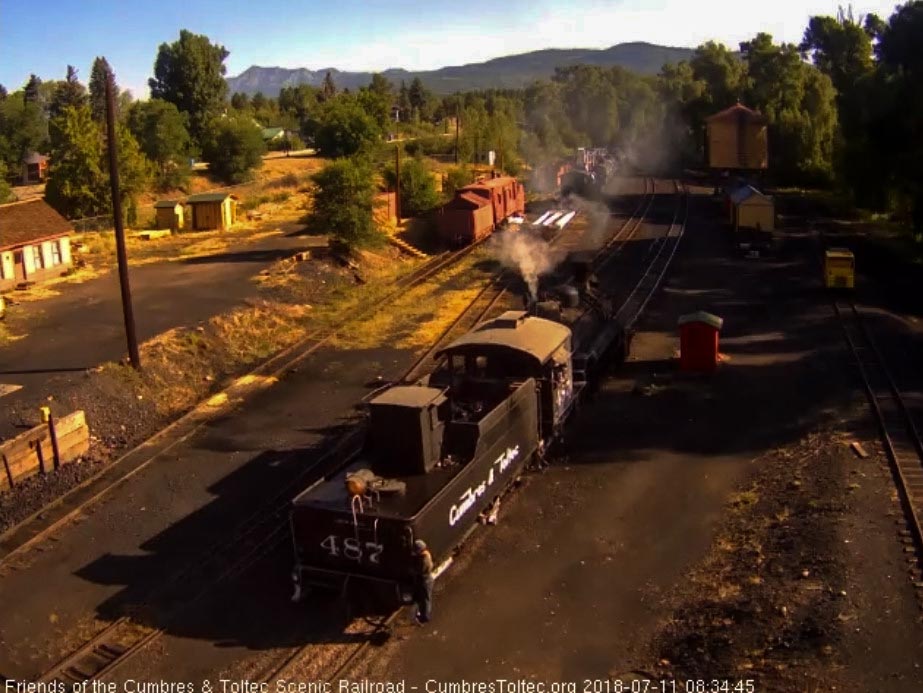 2018-07-11 After the second coal wash, the 487 backs down toward the coal dock lead.jpg