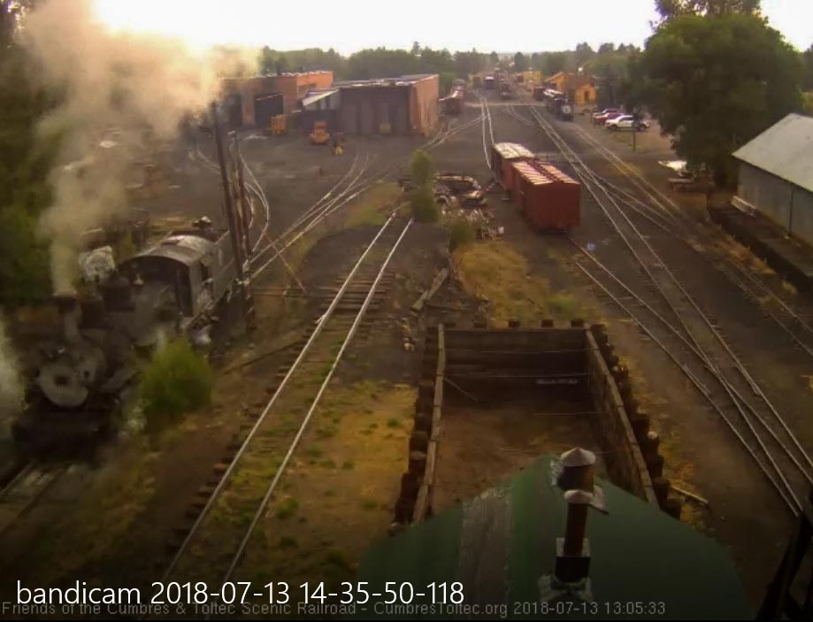 2018-07-13 The 463 has come out for a fire clean after being lit off yesterday.jpg