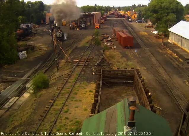 2018-07-16 The 488 comes away from the east house lead to begin the day.jpg
