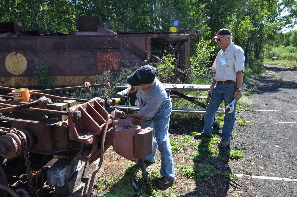 2018-07-23 Sparks litterly fly as work progresses on open gon 1000.jpg