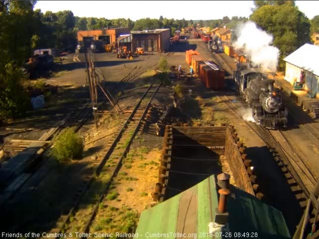 2018-07-26 The 463 is now waiting on the road crew as 488 heads back to the tank.jpg