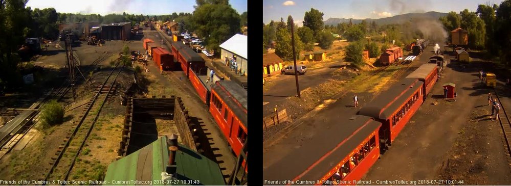 2018-07-27 A full, 8 car train passes the tipple.jpg