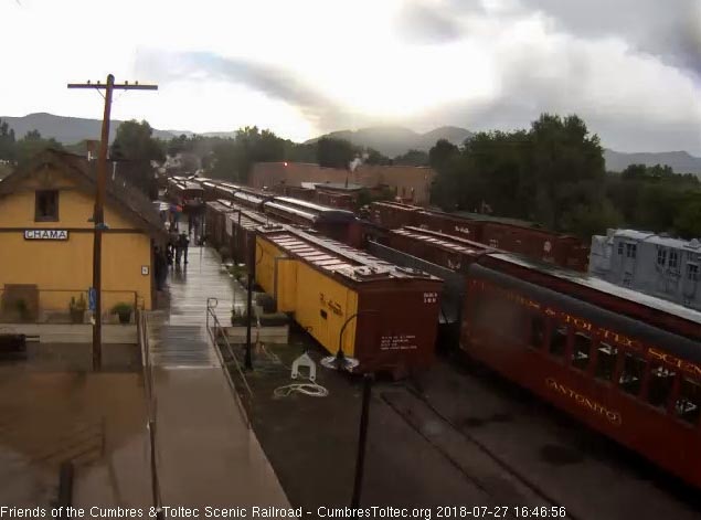 2018-07-27 The train is back from the wye and once cleaned and restocked it will load.jpg