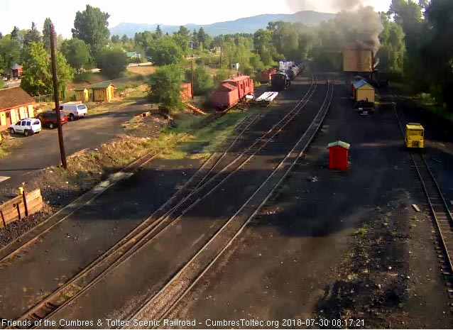 2018-07-30 The 488 has moved to the tank for water and coal wash.jpg