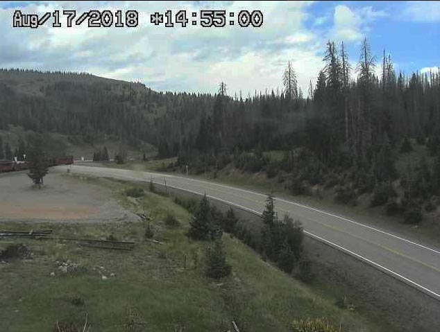 2018-08-17 Two days in a row the CDoT cam has caught the 215 as it crossed route 17.jpg