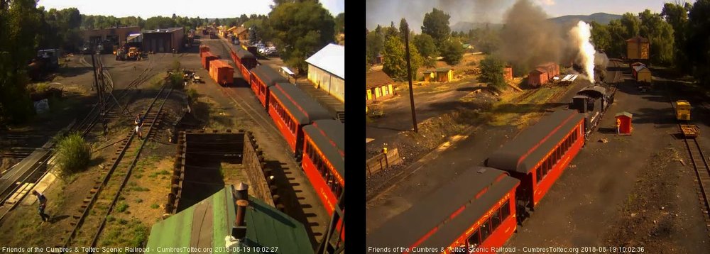 2018-08-19 The engineer blows for the running brake test as the train passes the tipple.jpg