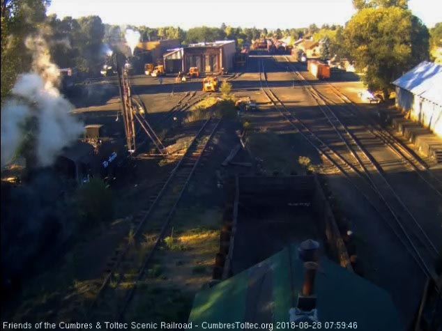 2018-08-28 The 484 is now over the pit so the hostlers can clean its fire.jpg