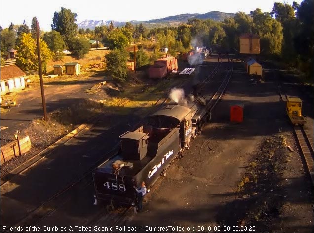 8-08-30 Now backing down the main to get to the coal dock lead.jpg
