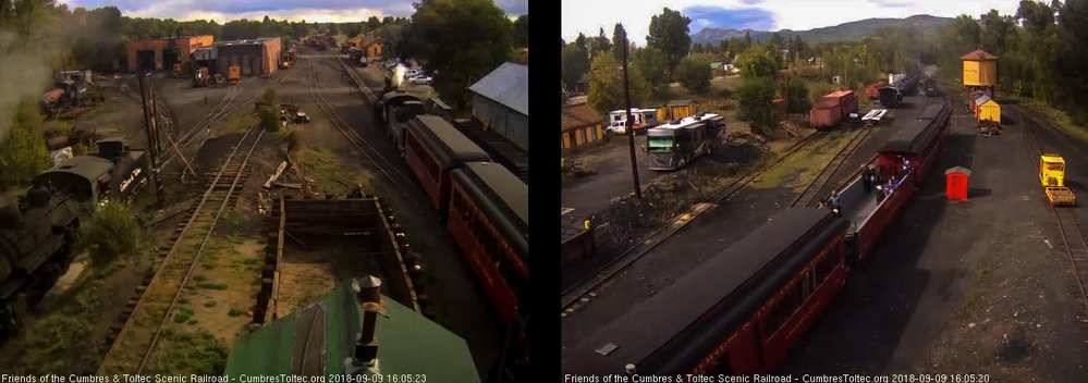 2018-09 The train is passing the tipple as we see 488 at the pit.jpg