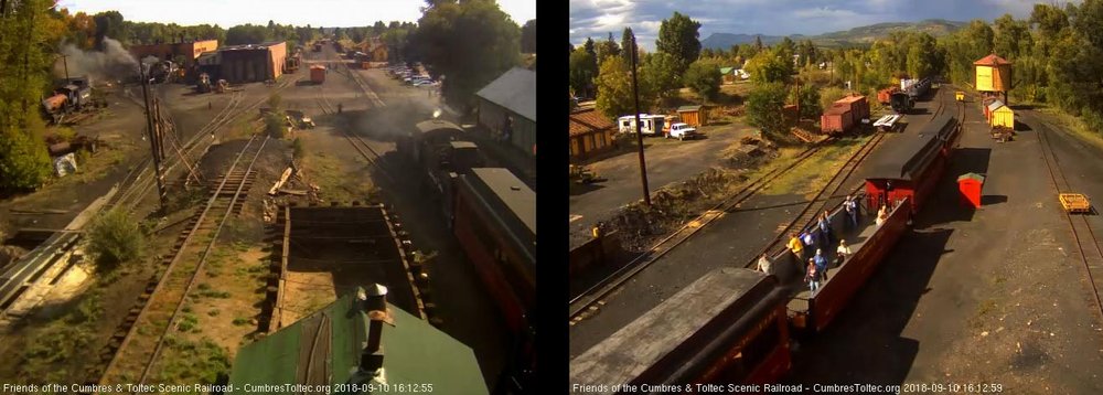 2018-09-10 Passing the tipple with can see the bright yellow speeder following the train.jpg