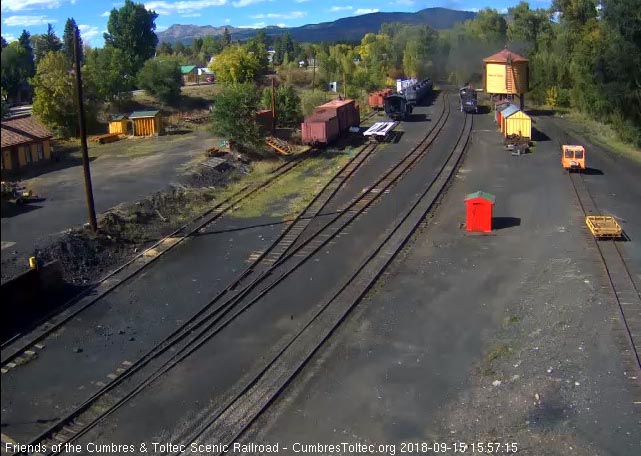 2018-09-15 The just loaded coal gets a wash to remove dust.jpg