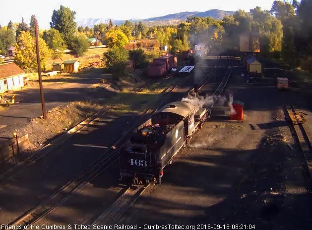 2018-09-18 The 463 is backed toward the coal dock lead by the hostlers.jpg