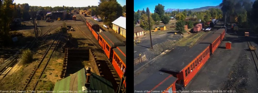2018-09-18 What appears to be a full train passes the tipple.jpg