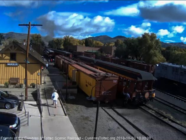 2018-10-03 The conductor gives the high ball for train 216 to depart.jpg