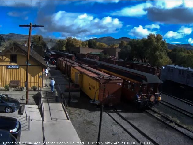 2018-10-03 He is now climbing onto the parlor as the train is set to get underway.jpg