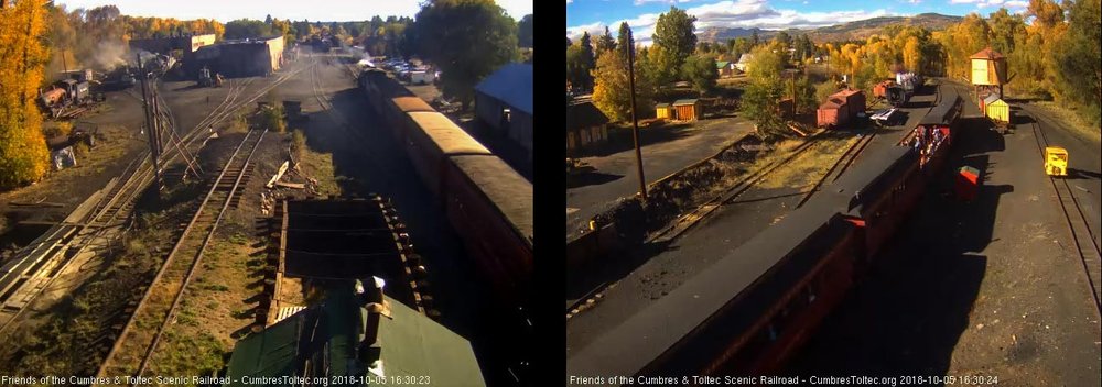 2018-10-05 The open gon looks full as the train passes the tipple.jpg