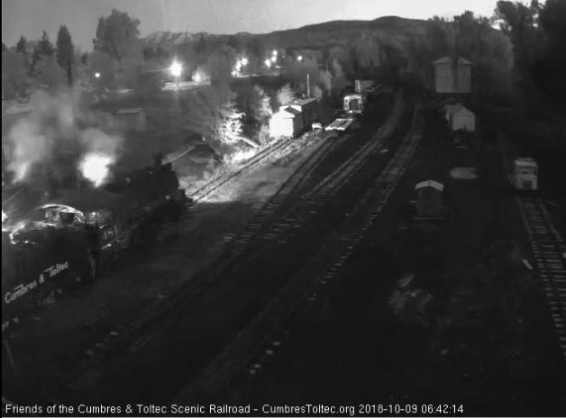 2018-10-09 As the eastern sky lightens, the hostlers add coal to the bunker of 484.jpg