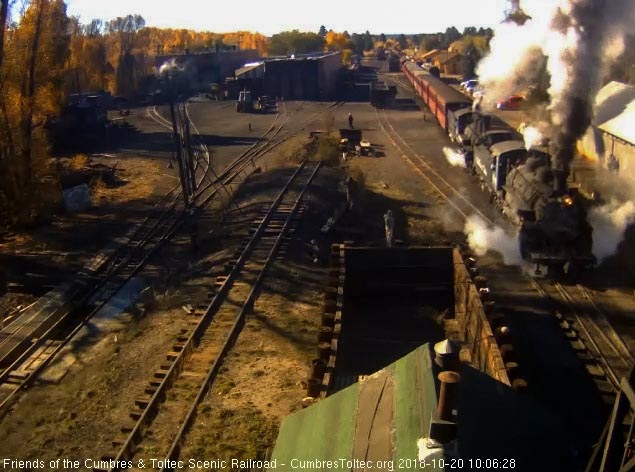 2018-10-20 The 2 locomotives work at getting this 12 car train moving.jpg