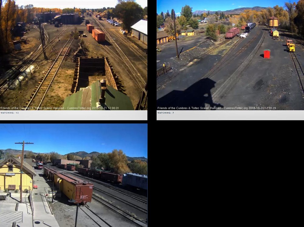 2018-10-21 The 484 is simmering at the house and the yard is quiet.jpg